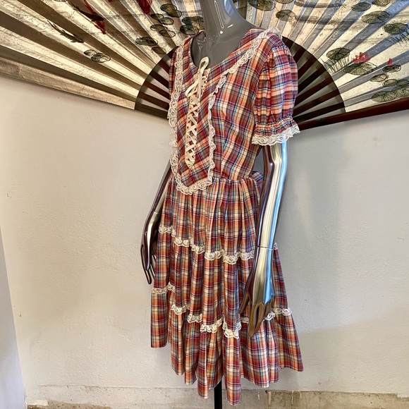 Vintage Jeri Bee Western Dress, S / M - Picture 3 of 6